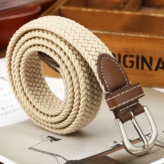 Canvas  Elastic Women's Belt