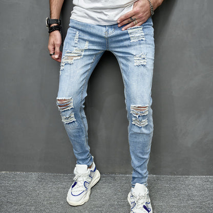 Men's Elastic Jeans