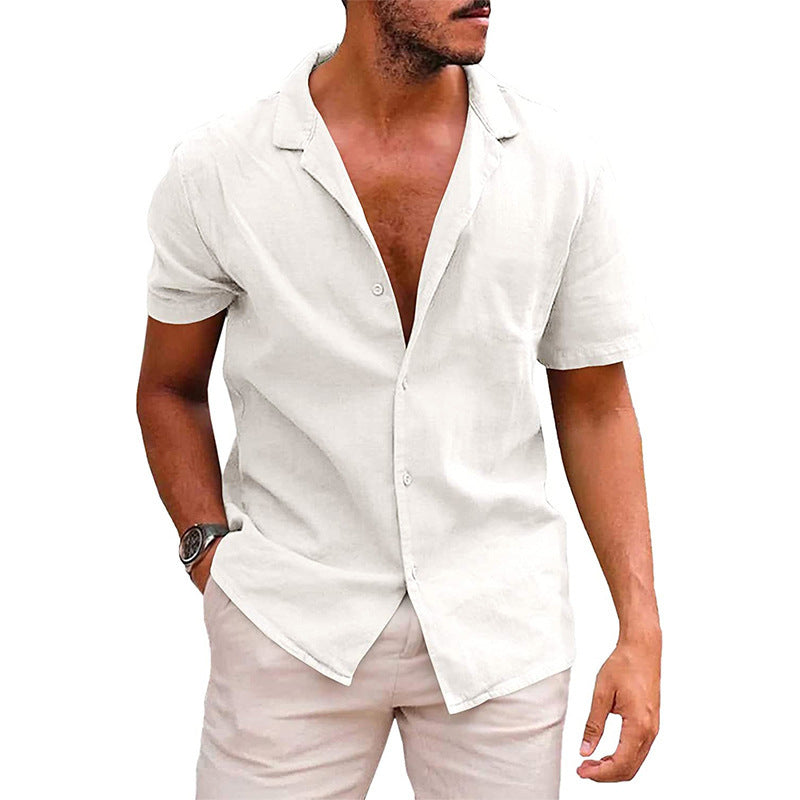 Men's Summer Linen Shirt