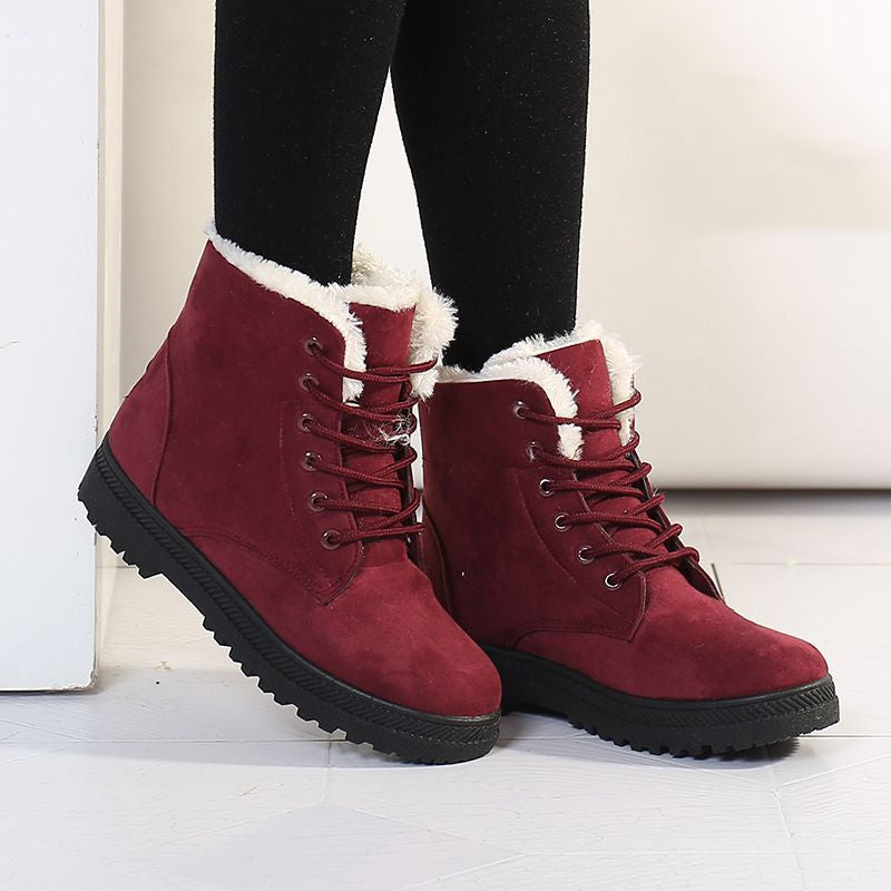 Women's Winter Snow Boots With Warm Plush