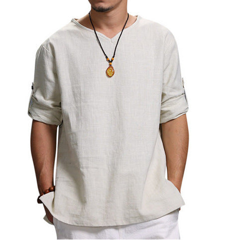 Men's Summer Loose Blouse 