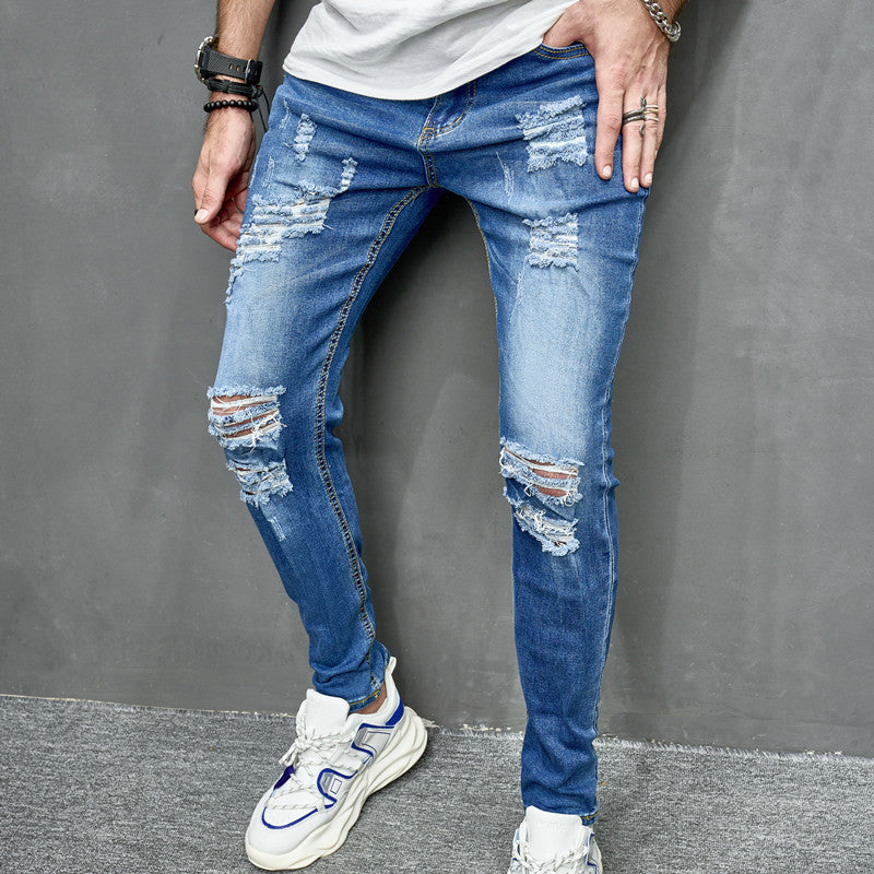 Men's Elastic Jeans