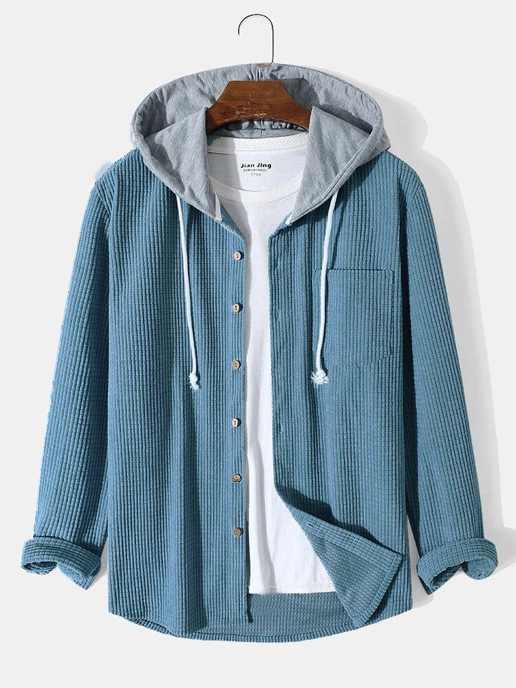 Men's Hooded Cardigan