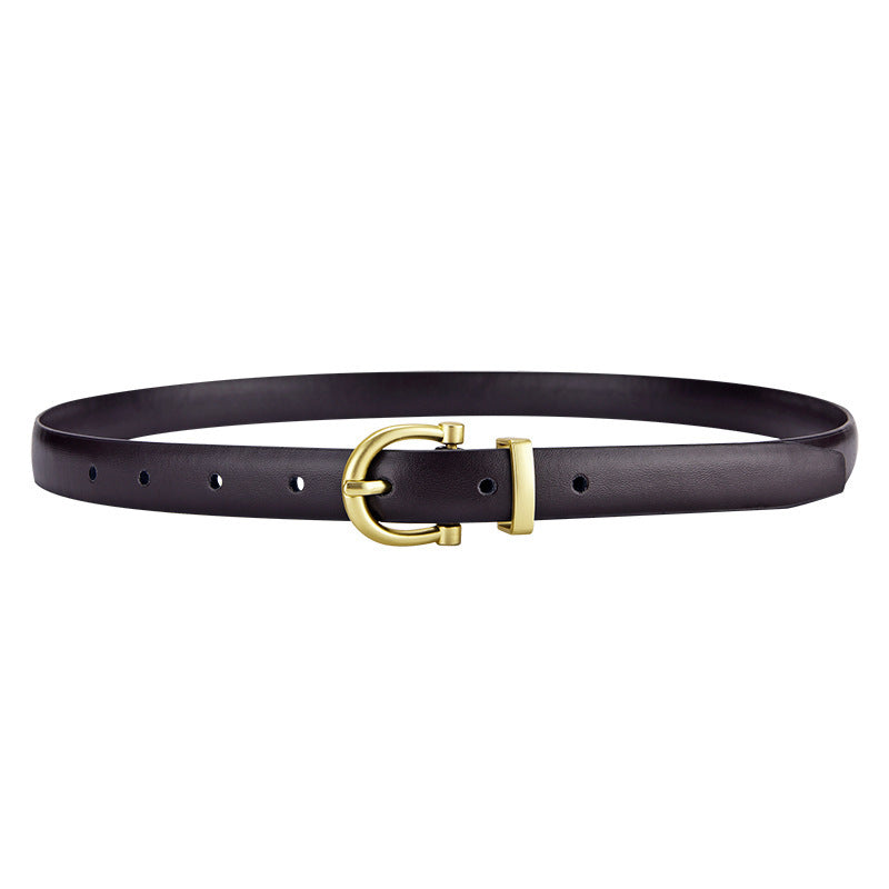 Women's Retro Simple Thin Belt