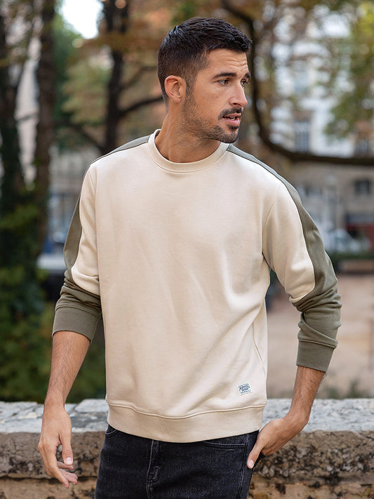 Men's Cotton Round Neck Sweater