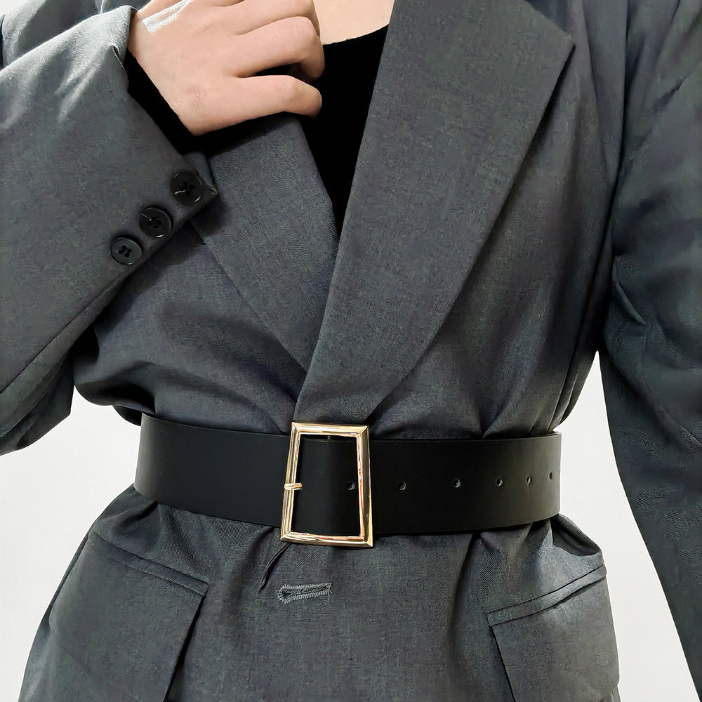 Women's Leather Coat Belt