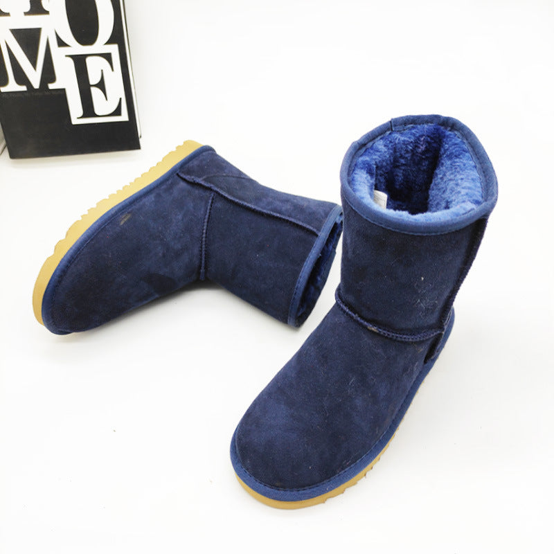 Women's Genuine Leather Snow Boots