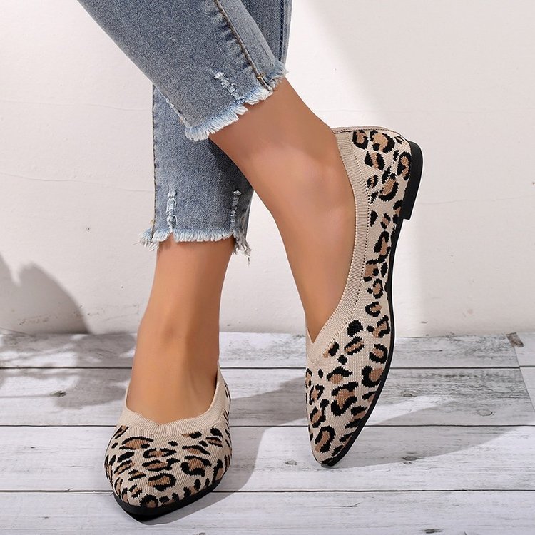 Women's Leopard Print Flats