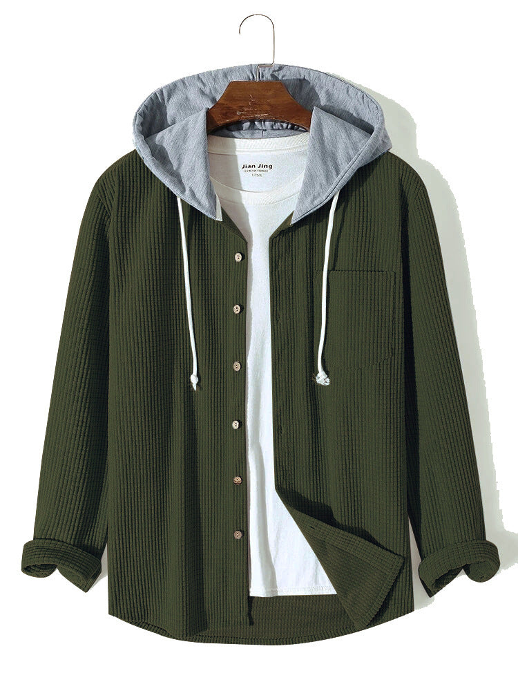 Men's Hooded Cardigan