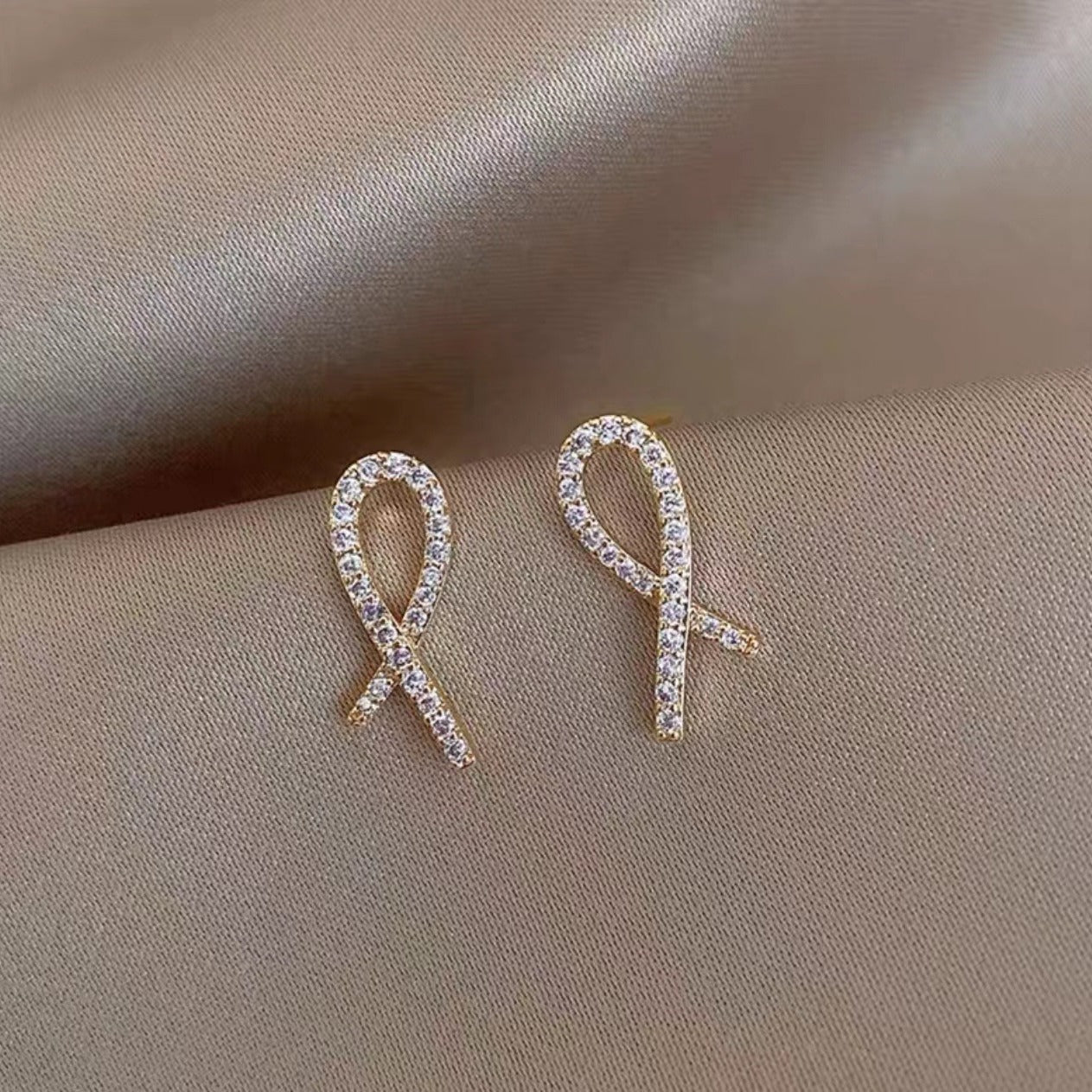 Symbol of Solidarity & Support Silver Earrings