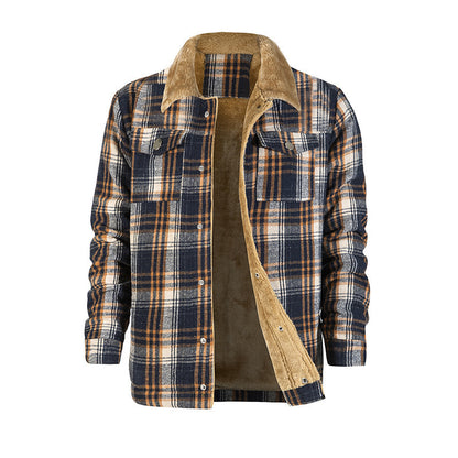 Men's Plaid Coat