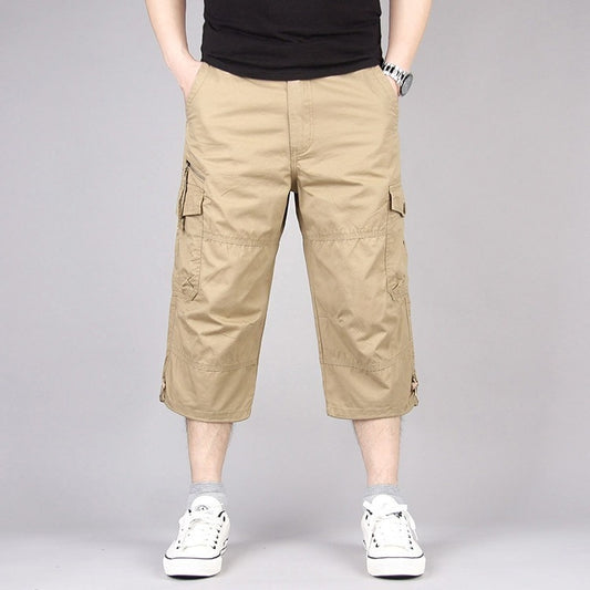 Men's Loose Cropped Pants