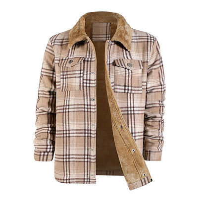 Men's Plaid Coat