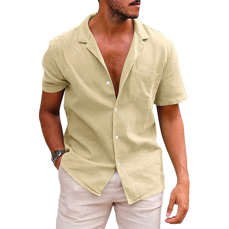 Men's Summer Linen Shirt