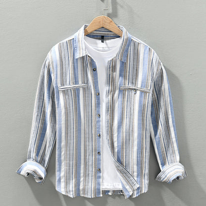 Men's Cotton & Linen Shirt