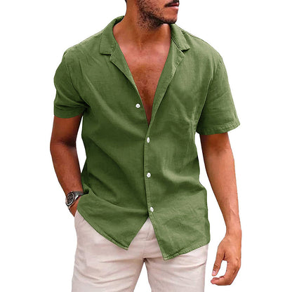 Men's Summer Linen Shirt