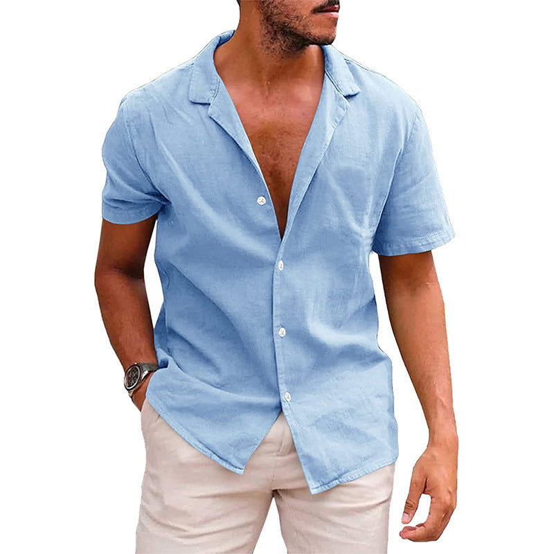 Men's Summer Linen Shirt