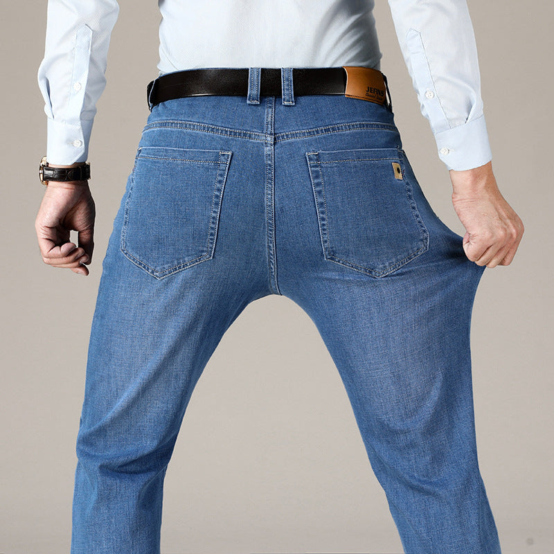 Men's Elastic Jeans