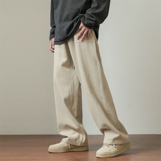 Washed Casual Trousers