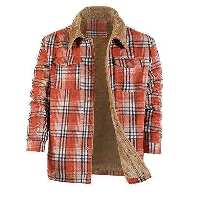 Men's Plaid Coat