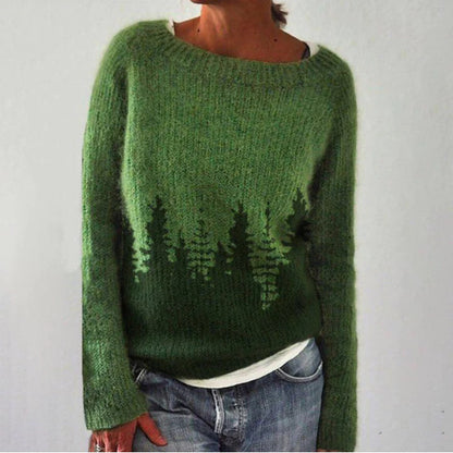 Women's Loose Multicolor Sweater