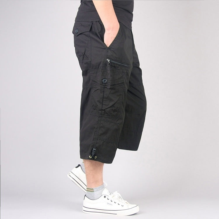 Men's Wide Cropped Pants