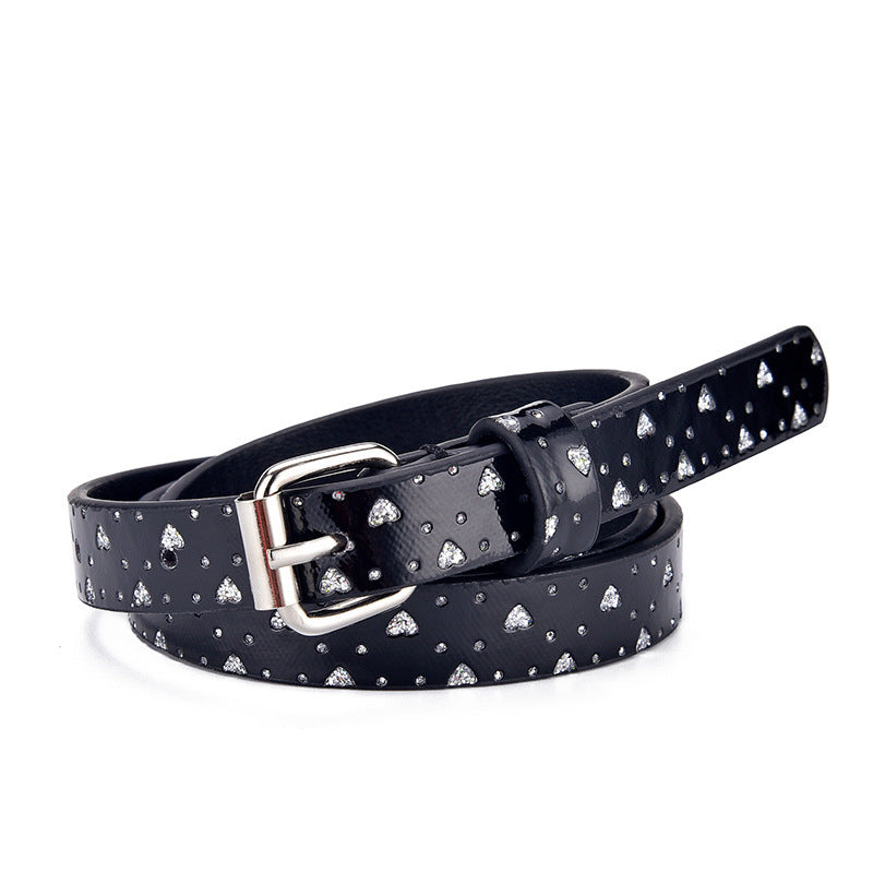 Ladies Glitter Belt