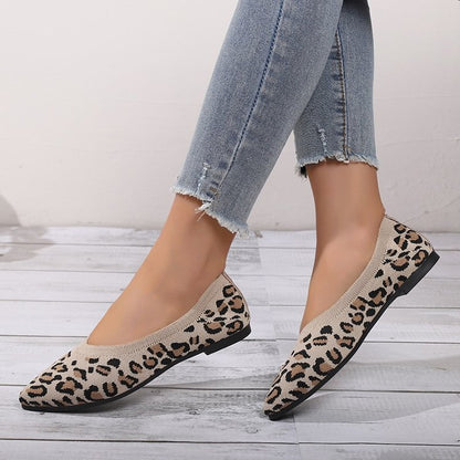 Women's Leopard Print Flats