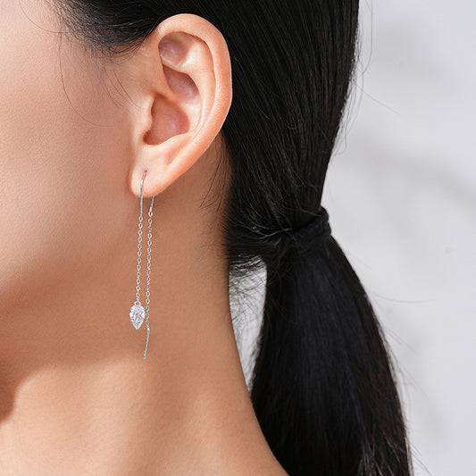 Silver Droplet Earrings