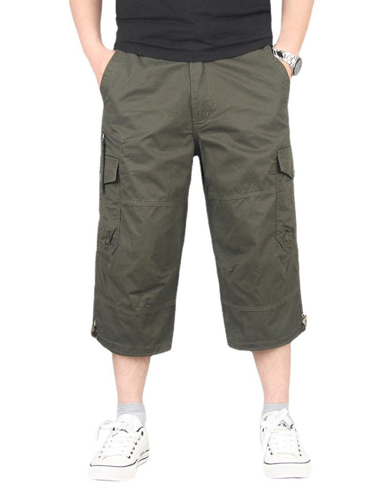 Men's Wide Cropped Pants