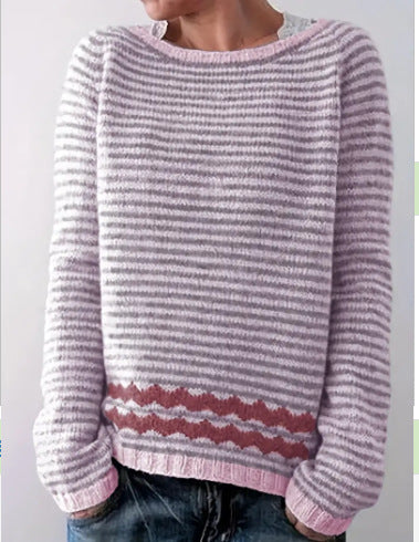 Women's Loose Multicolor Sweater