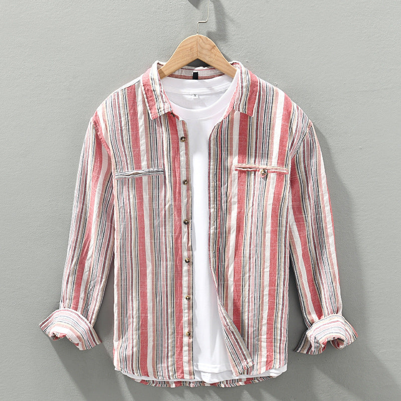 Men's Cotton & Linen Shirt