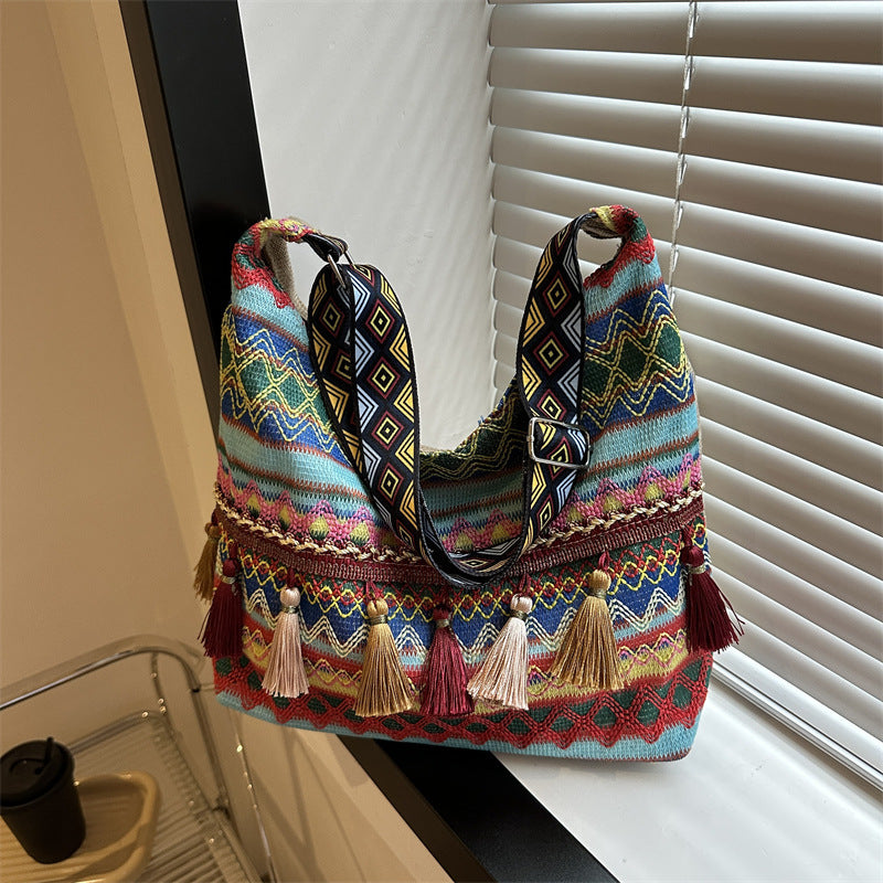 Ethnic Style Cross Body Bag