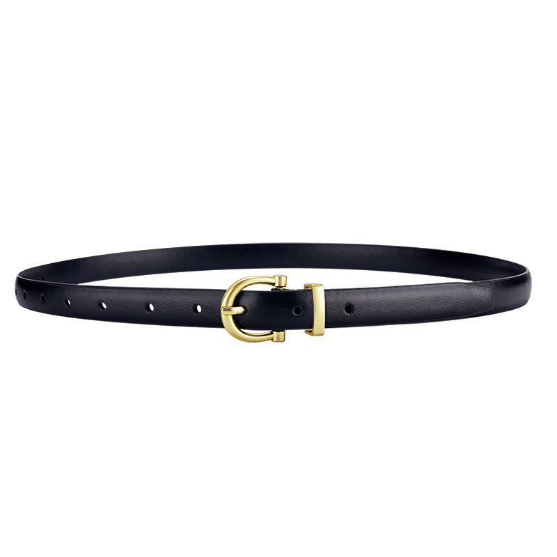 Women's Retro Simple Thin Belt