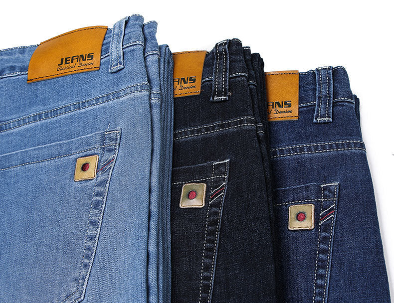 Men's Elastic Jeans