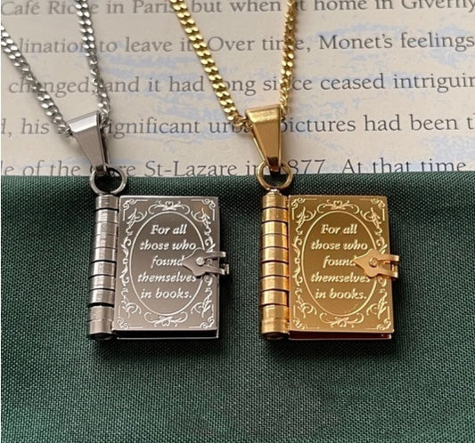 Book Lover Necklace