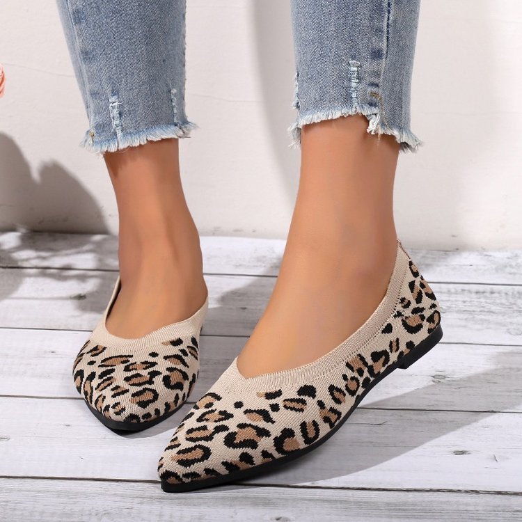 Women's Leopard Print Flats