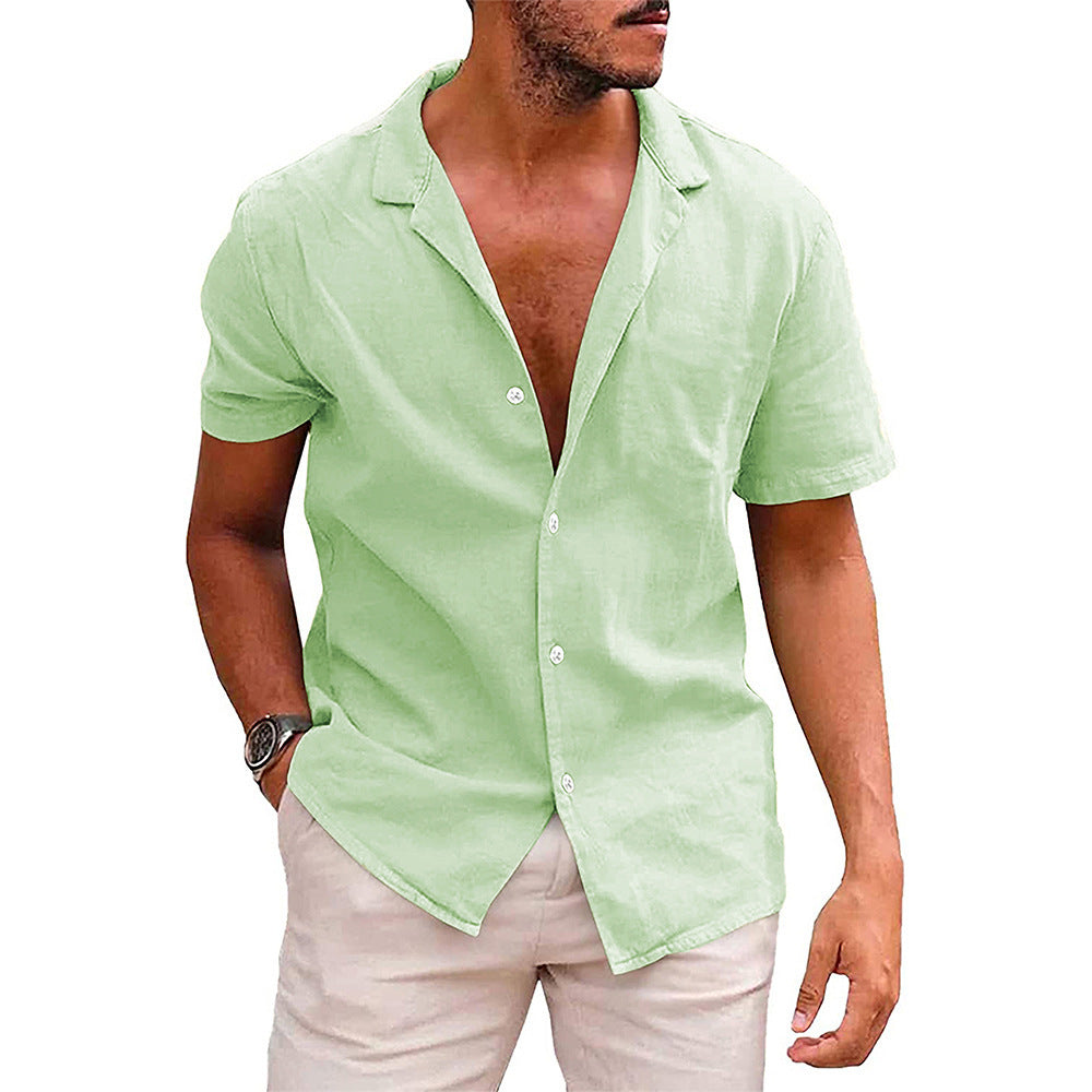 Men's Summer Linen Shirt