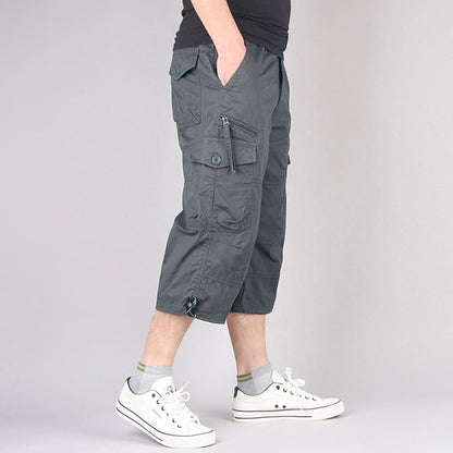 Men's Wide Cropped Pants