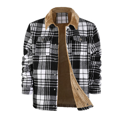 Men's Plaid Coat