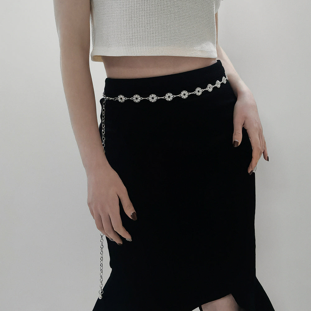 Women's Rhinestone Waist Chain