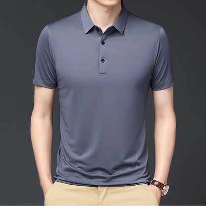 Men's Elastic Polo T-Shirt