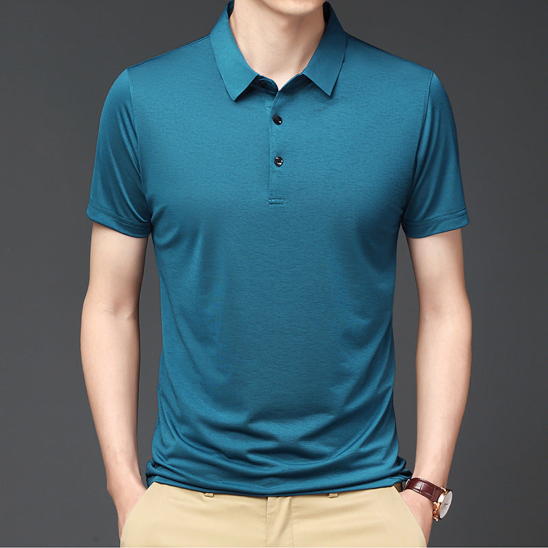 Men's Elastic Polo T-Shirt