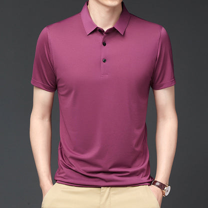 Men's Elastic Polo T-Shirt