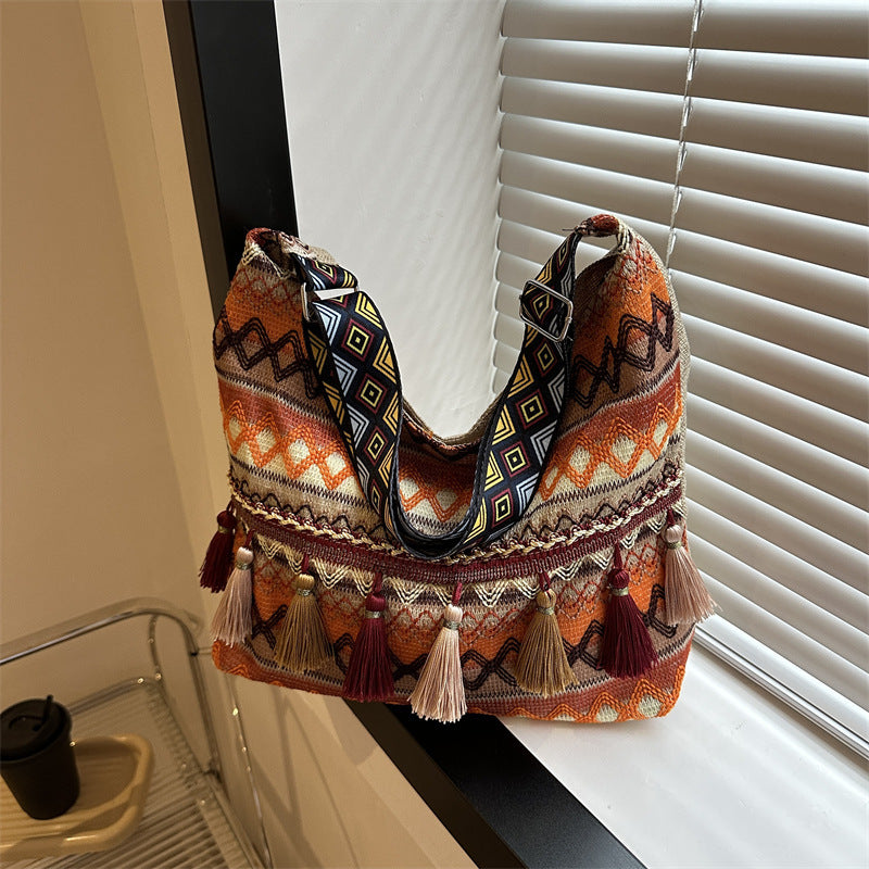 Ethnic Style Cross Body Bag