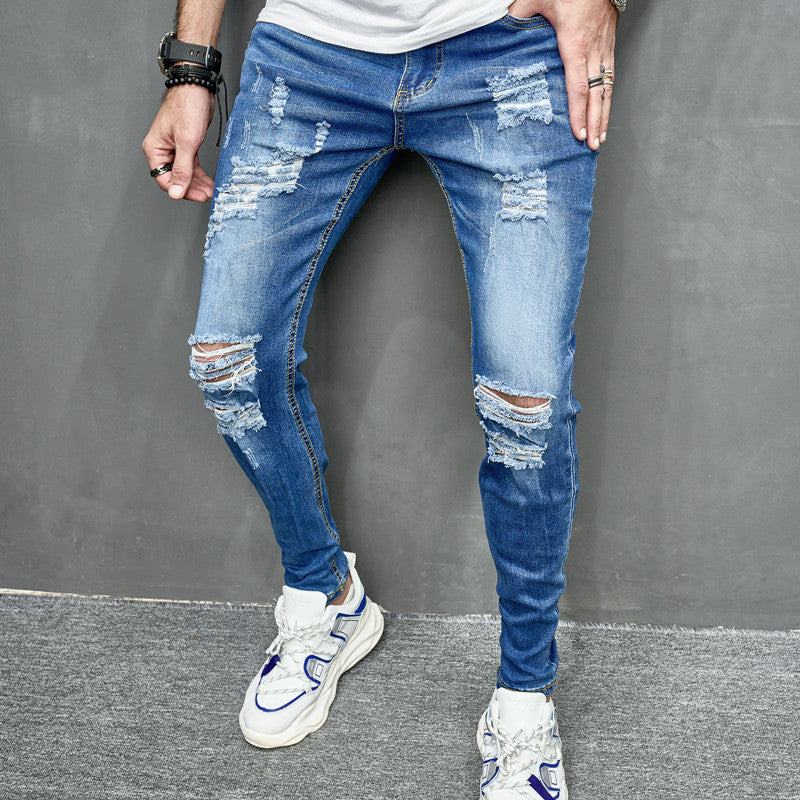 Men's Elastic Jeans