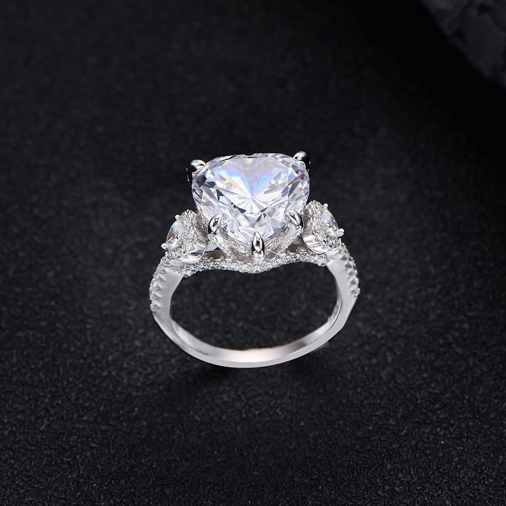 Heart Shaped Zircon Ring