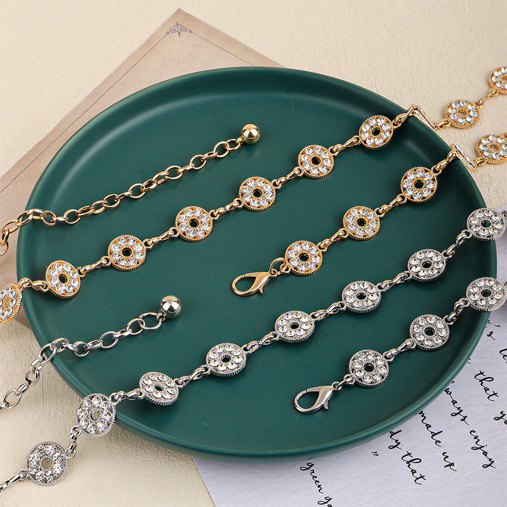 Women's Rhinestone Waist Chain