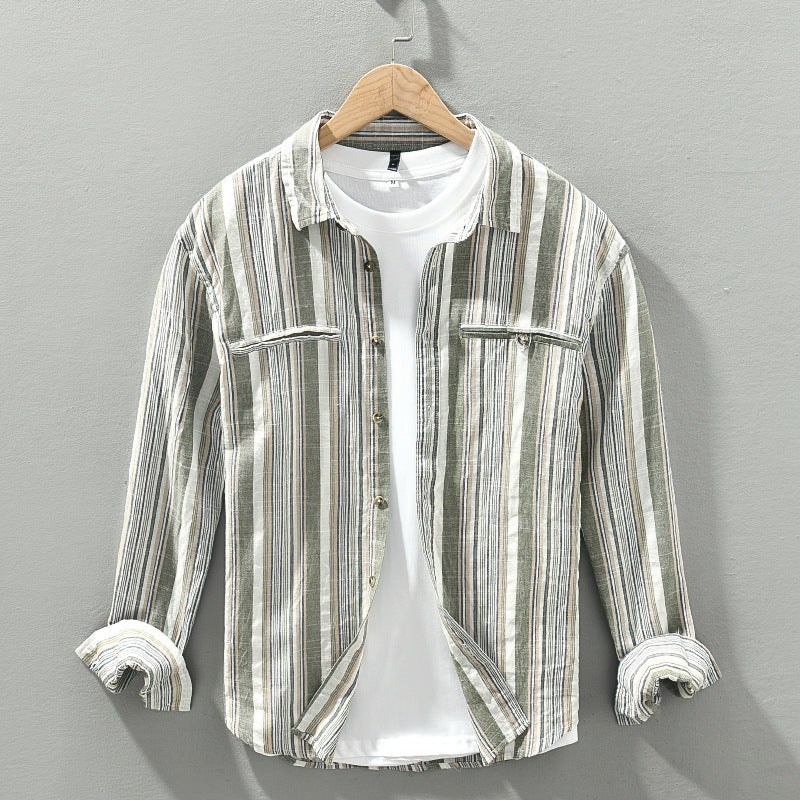 Men's Cotton & Linen Shirt