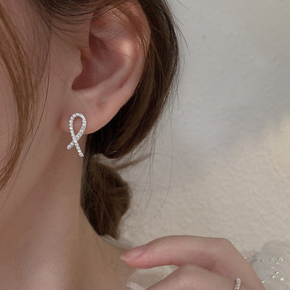 Symbol of Solidarity & Support Silver Earrings